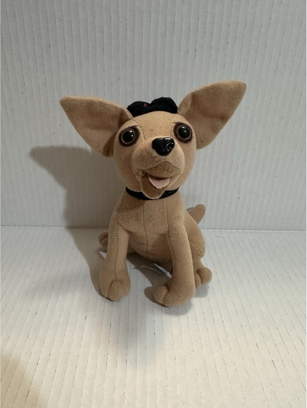 Taco Bell Stuffed Plush 6” Chihuahua Dog Toy W/ Beret Does Not Work